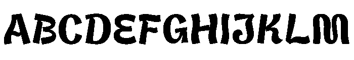 SHILOH Regular Font UPPERCASE