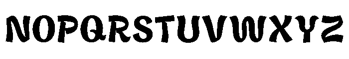 SHILOH Regular Font UPPERCASE