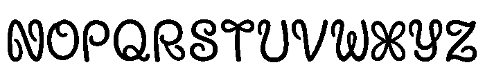 SHINE WITH JOY Regular Font UPPERCASE