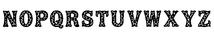 Shadeborn Regular Font LOWERCASE
