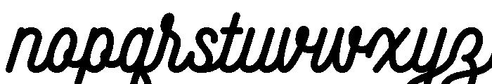 Shadenia Regular Font LOWERCASE