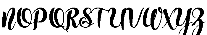 Shadenz Regular Font UPPERCASE