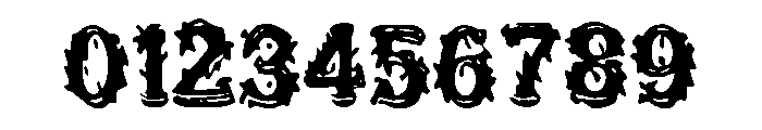 Shadow_Demon Font OTHER CHARS