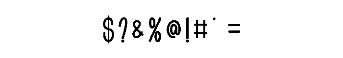 Shadow Halloween Font OTHER CHARS