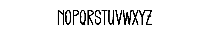 Shadow Halloween Font LOWERCASE