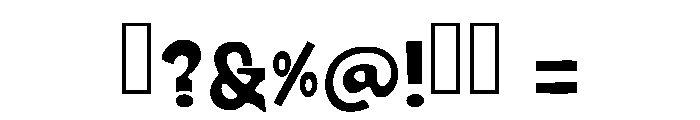 Shadow Heaven Regular Font OTHER CHARS