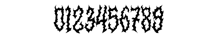 Shadow Murder Font OTHER CHARS