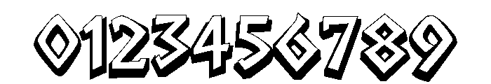 Shadow Pop Font OTHER CHARS