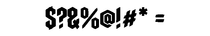Shadow Rune Font OTHER CHARS