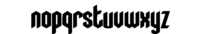 Shadow Rune Font LOWERCASE