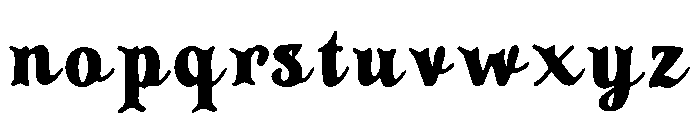 Shadow_Runner Font LOWERCASE