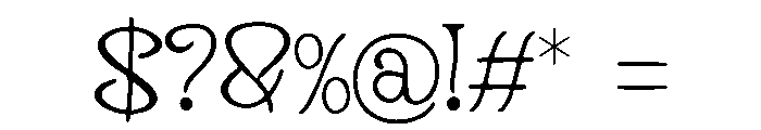Shadow_Skate Font OTHER CHARS
