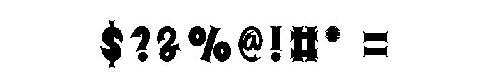 Shadow Vampire Font OTHER CHARS