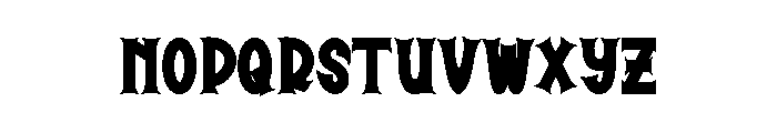 Shadow Vampire Font LOWERCASE