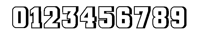 Shadow Varsity Regular Font OTHER CHARS
