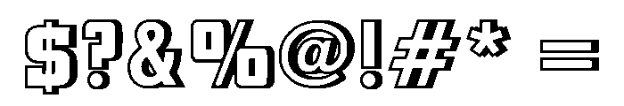 Shadow Varsity Regular Font OTHER CHARS