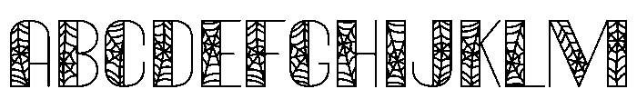 Shadow Weave Font UPPERCASE