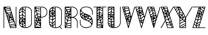 Shadow Weave Font UPPERCASE