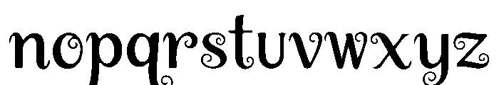 Shadow Whispers Font LOWERCASE