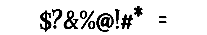 Shadow_Work Font OTHER CHARS