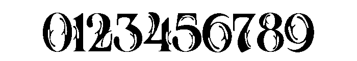 Shadow chrome Regular Font OTHER CHARS