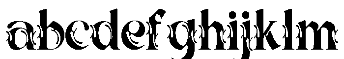 Shadow chrome Regular FONT