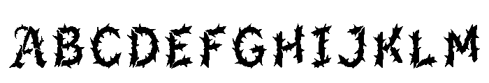 Shadowbane Regular Font UPPERCASE