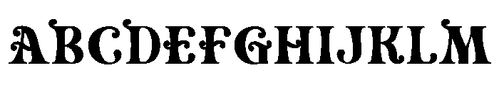 Shadowmast Font UPPERCASE