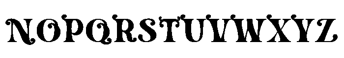 Shadowmast Font UPPERCASE