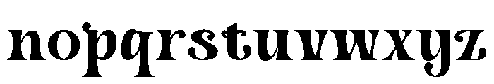 Shadowmast Font LOWERCASE