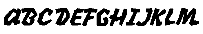 Shady Rocks Regular Font UPPERCASE