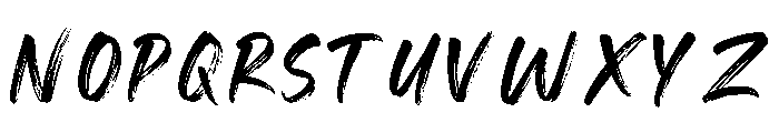 Shafikon Script Regular Font UPPERCASE