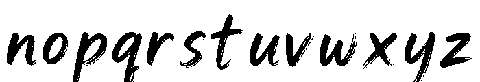 Shafikon Script Regular Font LOWERCASE