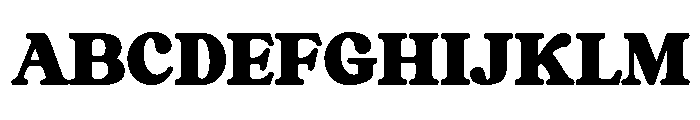 Shafikon Serif Regular Font UPPERCASE