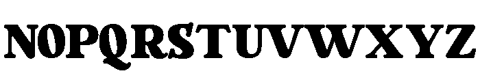 Shafikon Serif Regular Font UPPERCASE