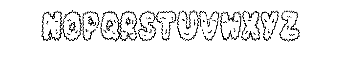 Shaggy Yeti By Squeeb C Regular Font UPPERCASE
