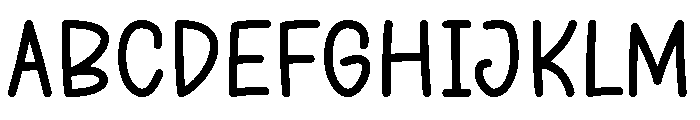 Shaker Badge Font UPPERCASE