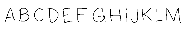 Shaky Grounds Medium Font UPPERCASE