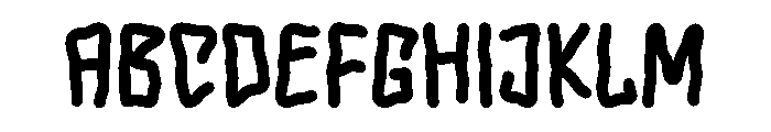 Shaky Scary FONT