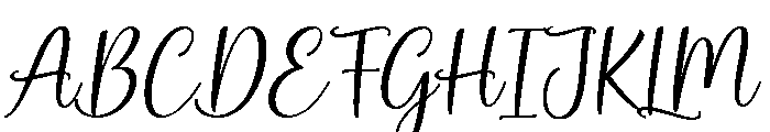 Shaleya Font UPPERCASE