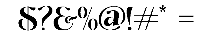 Shalli Regular Font OTHER CHARS