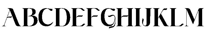 Shalli Regular Font UPPERCASE