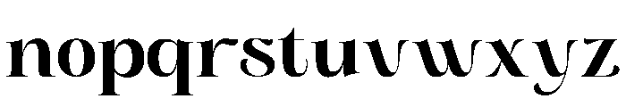 Shalli Regular Font LOWERCASE