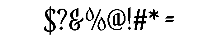 Shamirah Regular Font OTHER CHARS