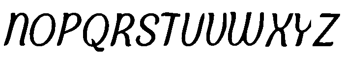 Shamisen Font UPPERCASE
