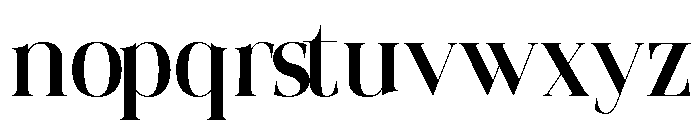 Shanolia Regular Font LOWERCASE