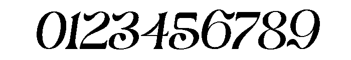 Shanoy Italic Font OTHER CHARS