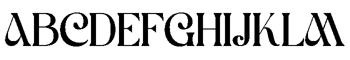 Shanoy Regular Font UPPERCASE