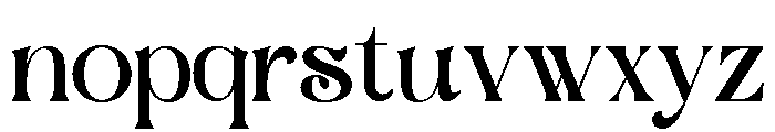 Shanoy Regular Font LOWERCASE