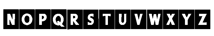 Shape Blocks Regular Font UPPERCASE